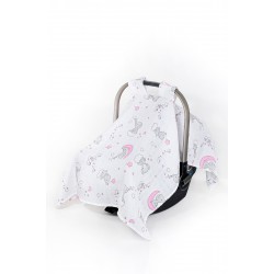%100 Pamuk Muslin Kumaş Anakucağı Puset Örtüsü